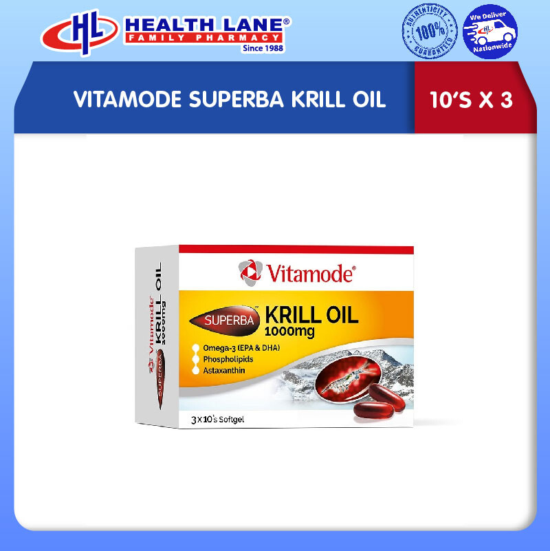 VITAMODE SUPERBA KRILL MINYAK (10'SX3)